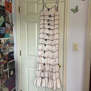 maxi ruched bow dress! by amazon